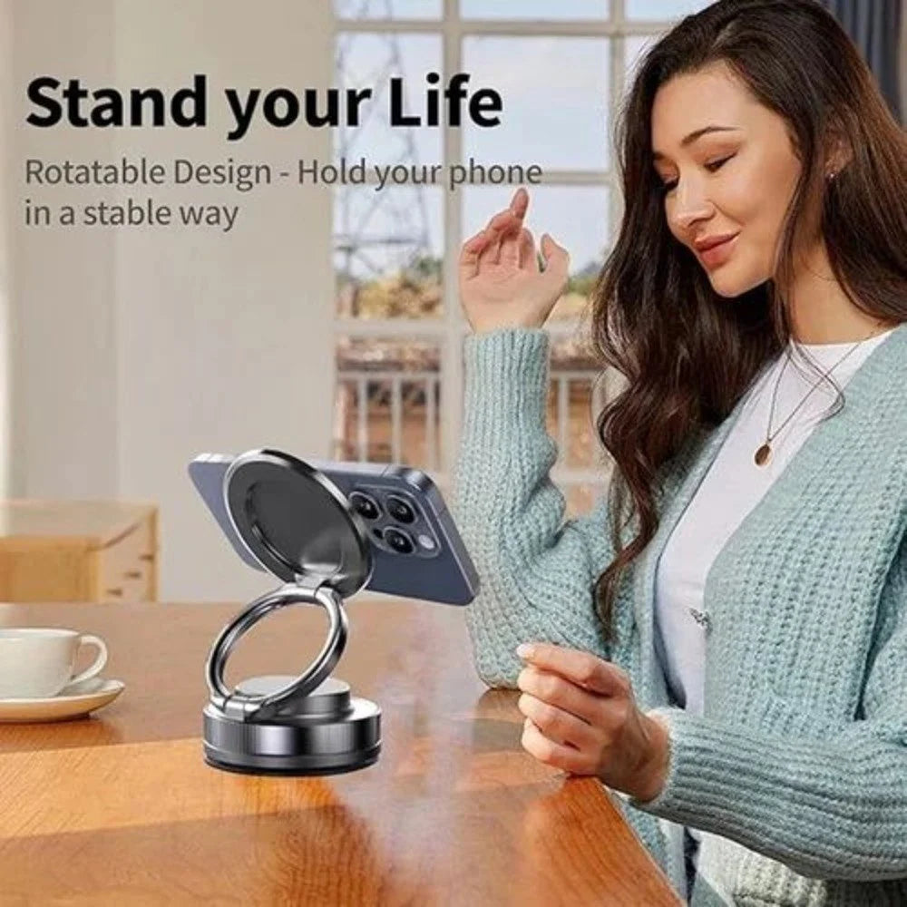Metal 360 Adjustable Magnetic Phone Holder Magnetic Car Phone Holder